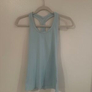 Lululemon Athletica Light Blue Racerback Tank Top
